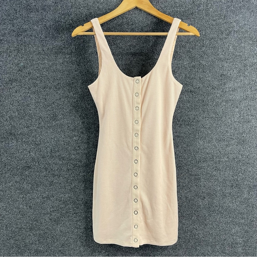 Lovers + Friends Womens Madyson Mini Dress Size Small Nude Sleeveless Beach - Picture 3 of 9
